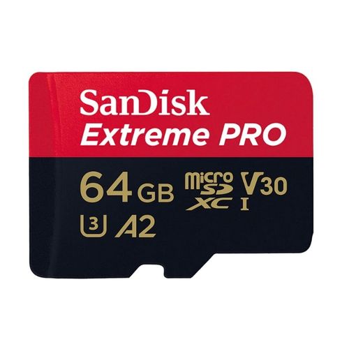 Sandisk Extreme Pro microSD 64GB U3 muistikortti